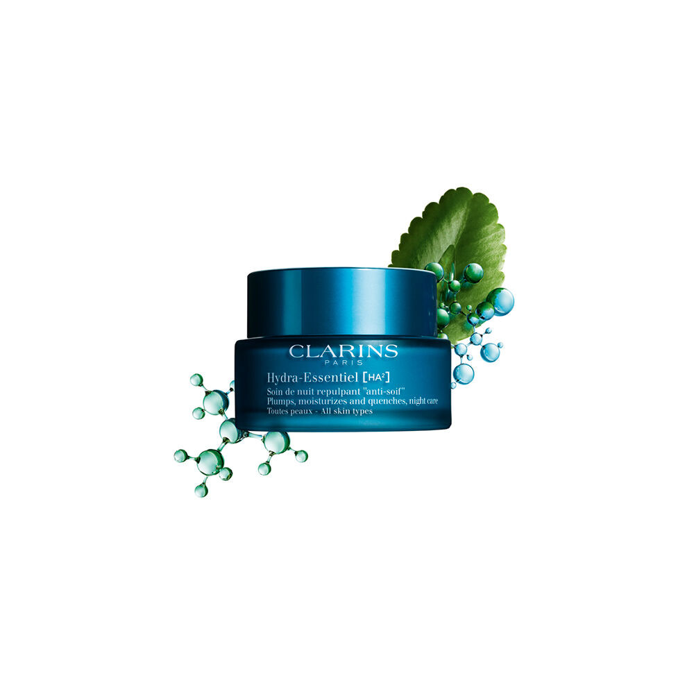 Крем для лица Clarins — Увлажняющий для ухода за лицом Hydra essentiel crema hidratante de noche, 50 мл — фото 2