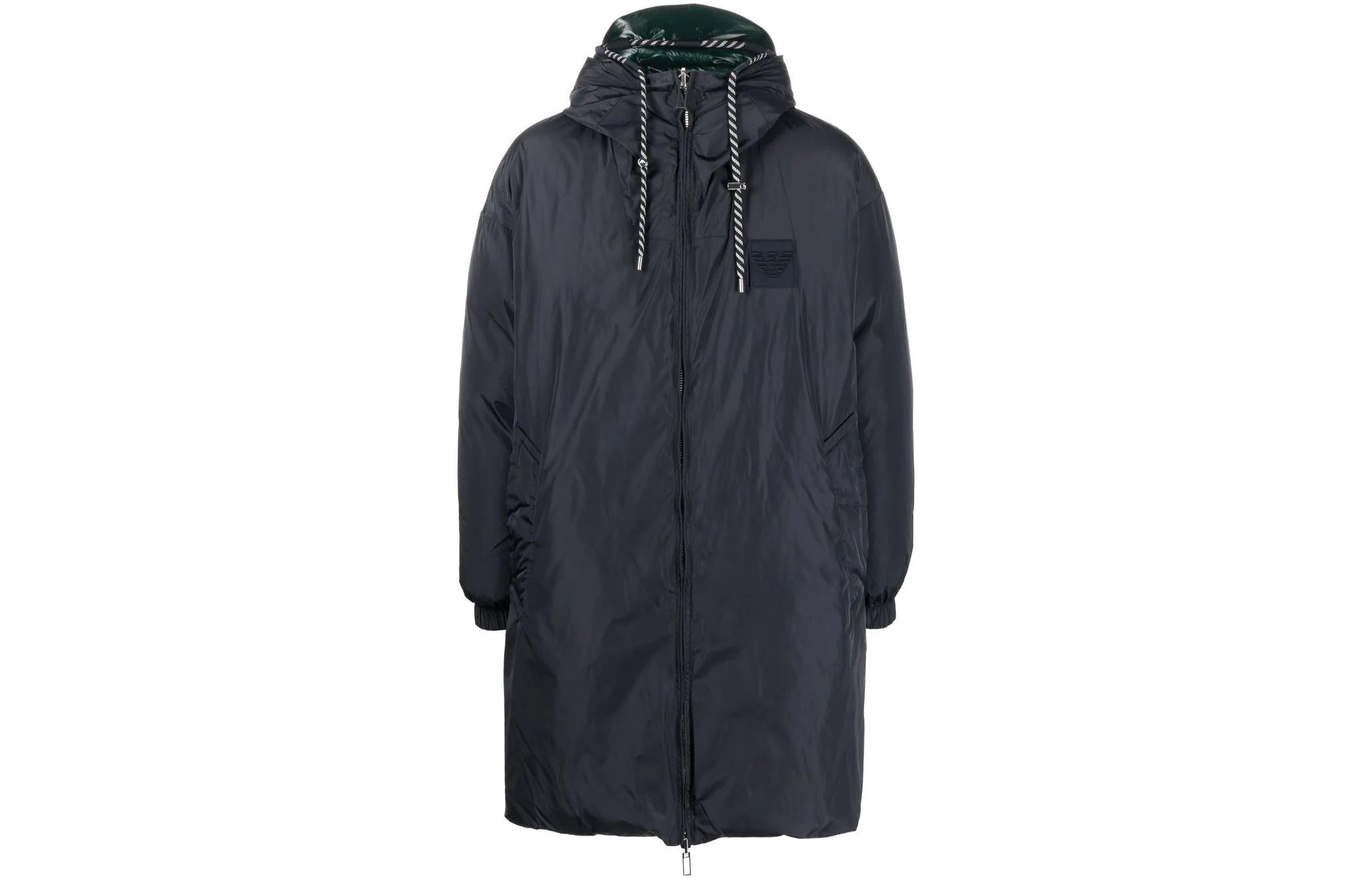 

EMPORIO ARMANI Синее мужское пальто, Blue