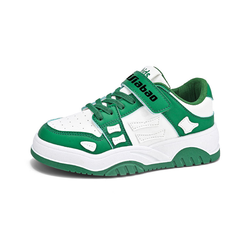 

Износостойкие детские кроссовки для подростков Yi Jiabao, белый/зеленый