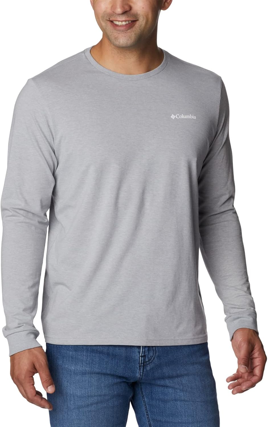 

Мужская футболка Columbia Rockaway River с длинным рукавом и принтом, Columbia Grey Heather/White Logo, Белый, Мужская футболка Columbia Rockaway River с длинным рукавом и принтом, Columbia Grey Heather/White Logo