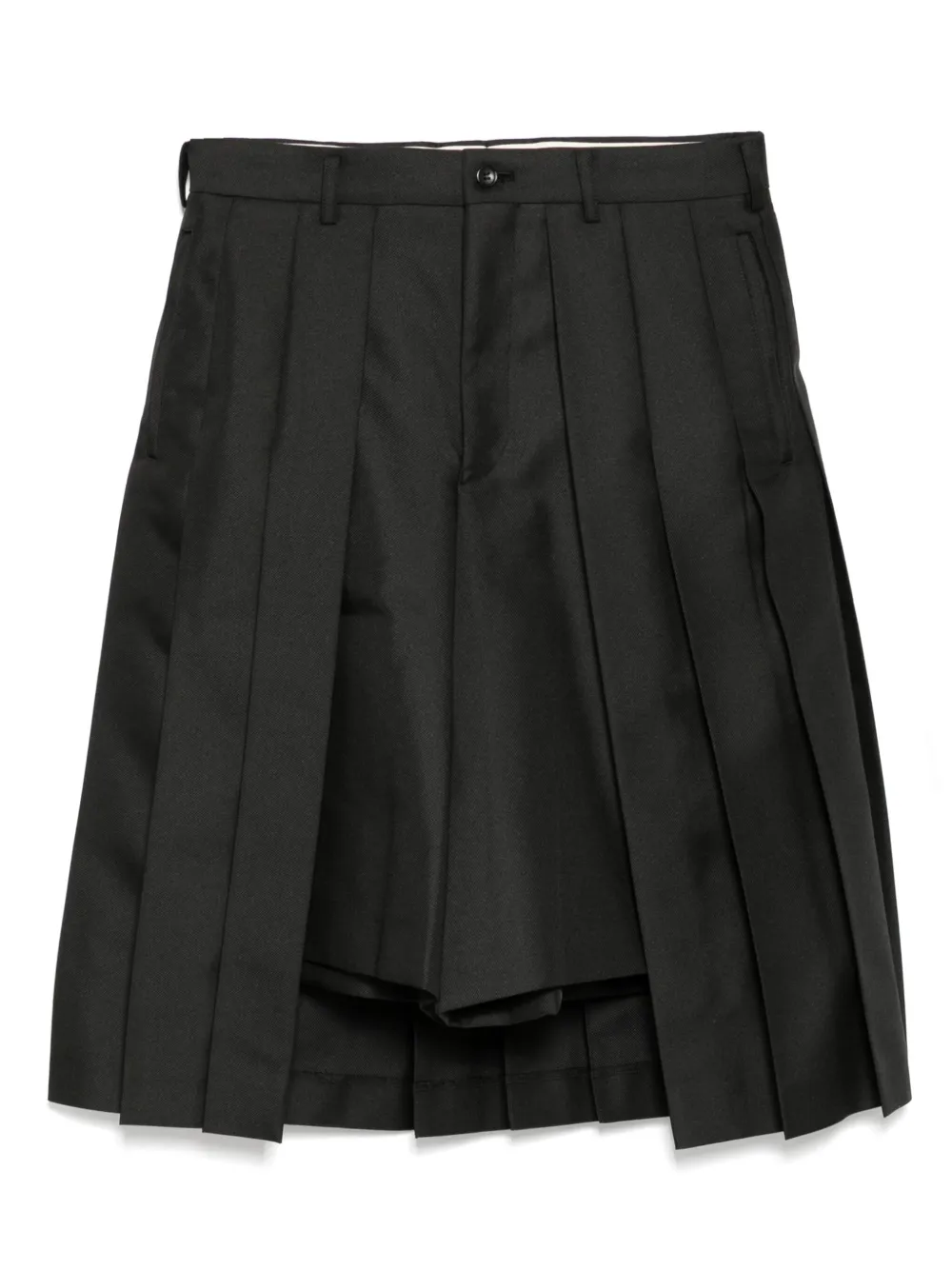 

Шорты со складками Comme des Garçons Homme Plus, черный