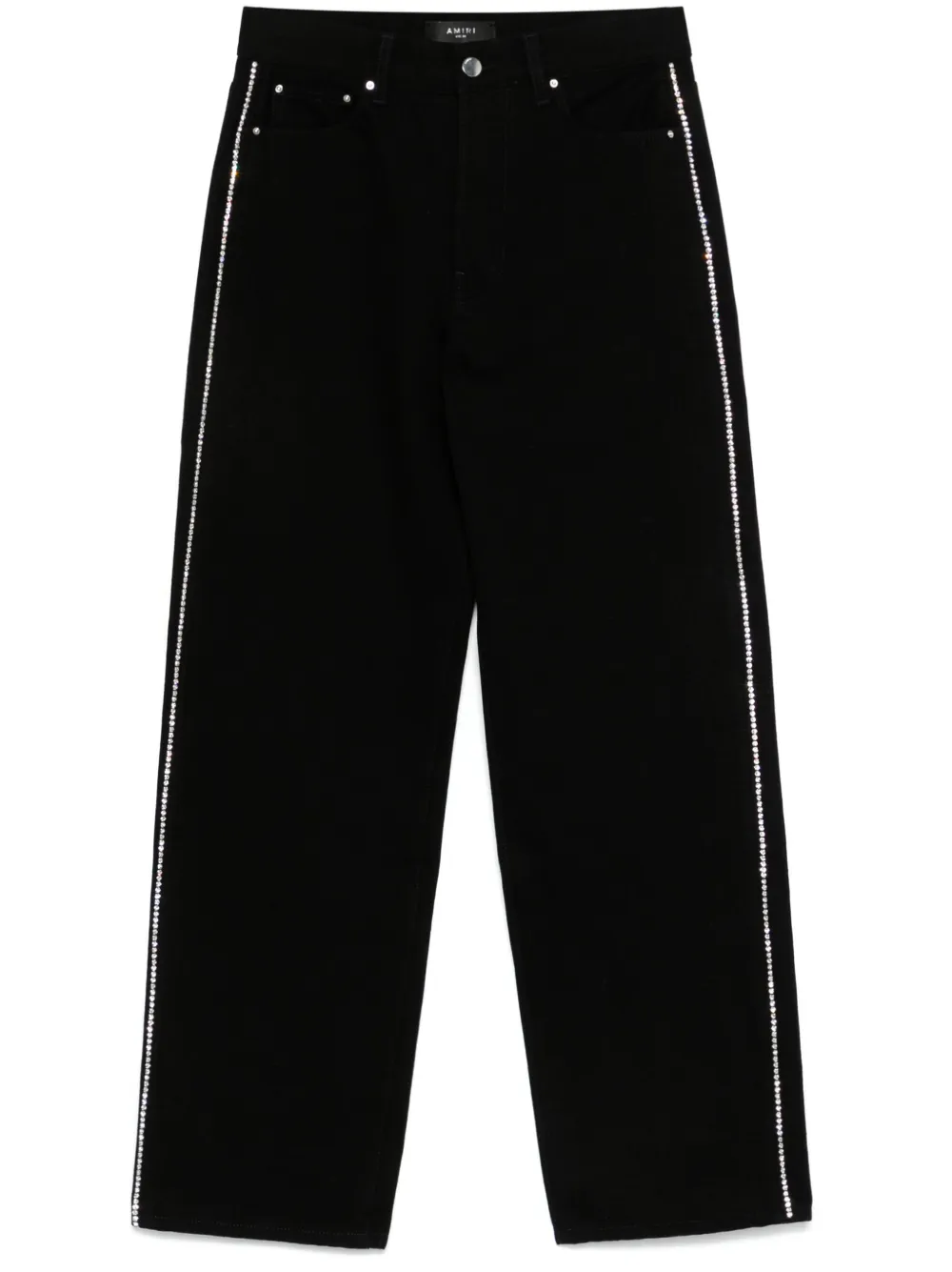 

Джинсы Crystal Stripe AMIRI, черный