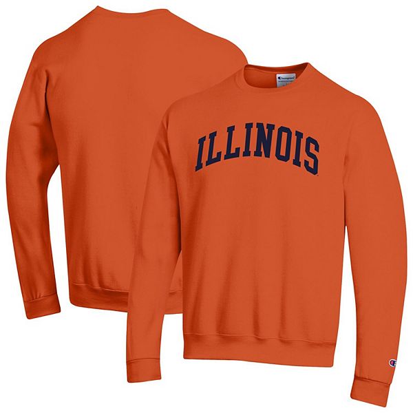 

Мужской оранжевый свитшот illinois fighting illini basic arch fleece Champion