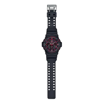 

Часы digital-analog 'black red' Casio, черный