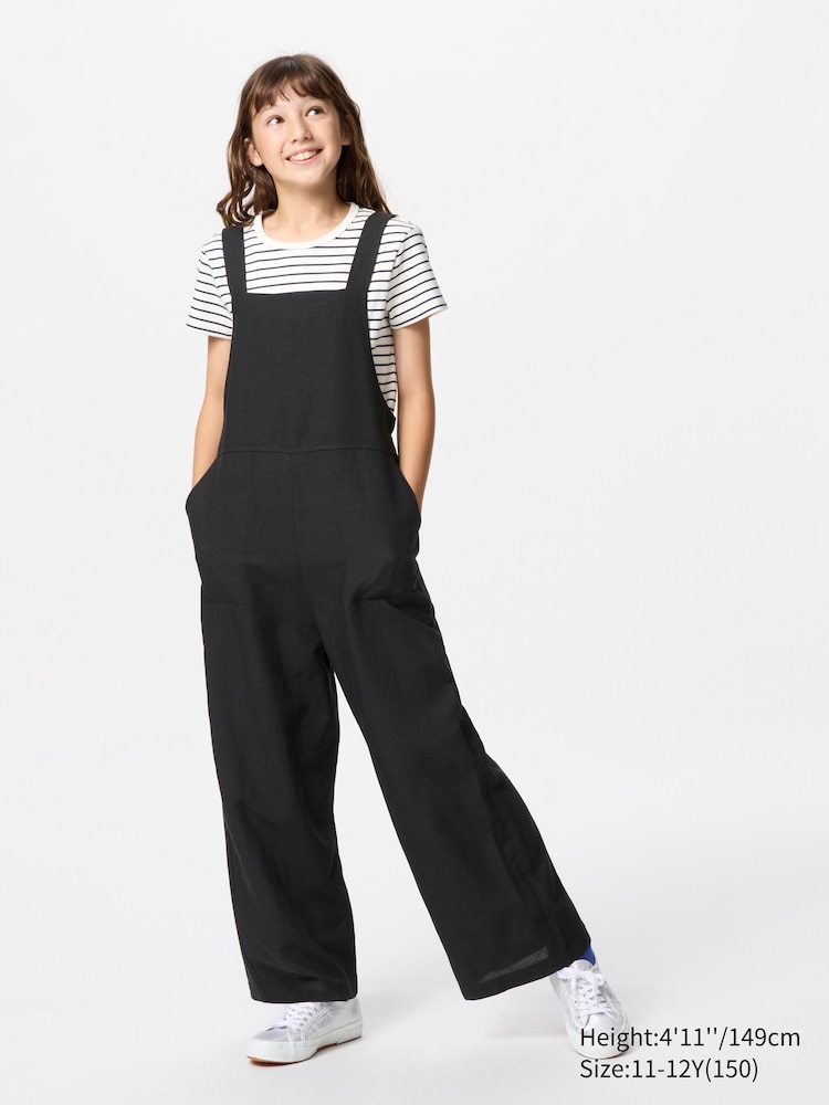 

Комбинезон из льняной смеси Uniqlo, цвет 09 черный
