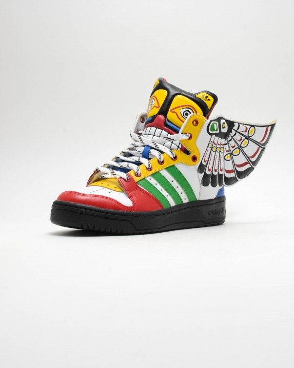 

Кроссовки Jeremy Scott x Eagle Wing 'Totem', белый