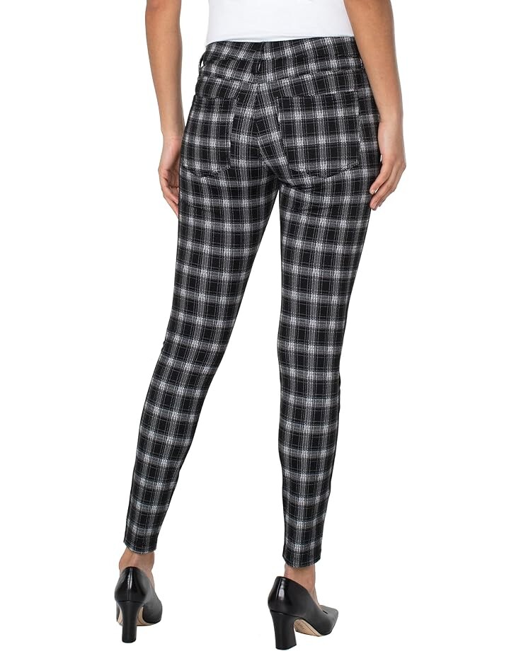 

Брюки Liverpool Los Angeles Madonna Skinny, цвет Black/White With Glen Plaid