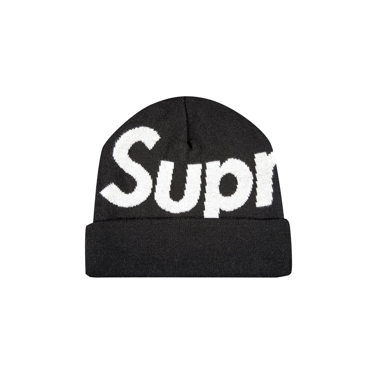 

Шапка-бини Supreme с большим логотипом, черная