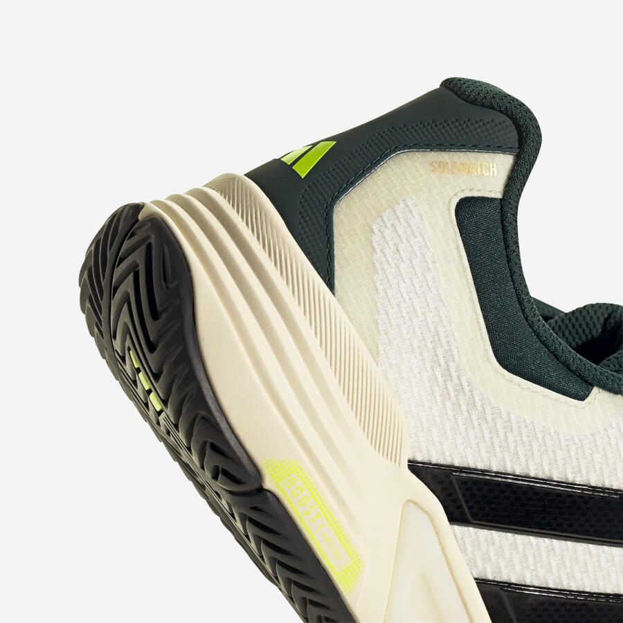 Мужские теннисные кроссовки для мультикорта — ADIDAS Solematch Control 2, белые/зелёные — фото 3