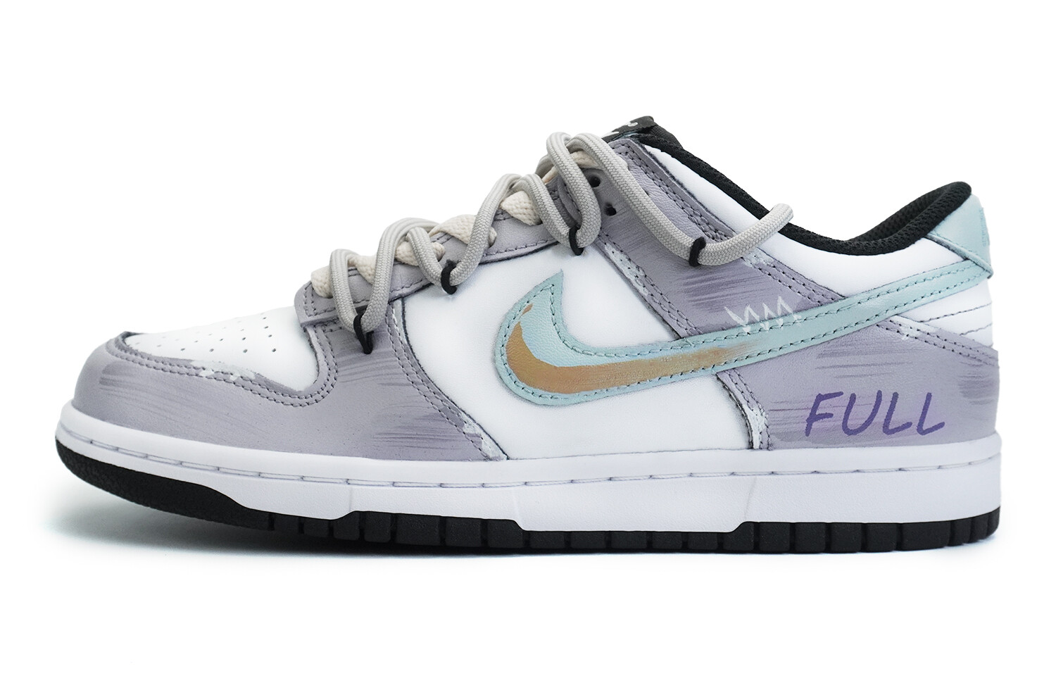 

Кроссовки Nike Dunk Skateboarding Shoes Women's Low-top Purple/white, светло-фиолетовый