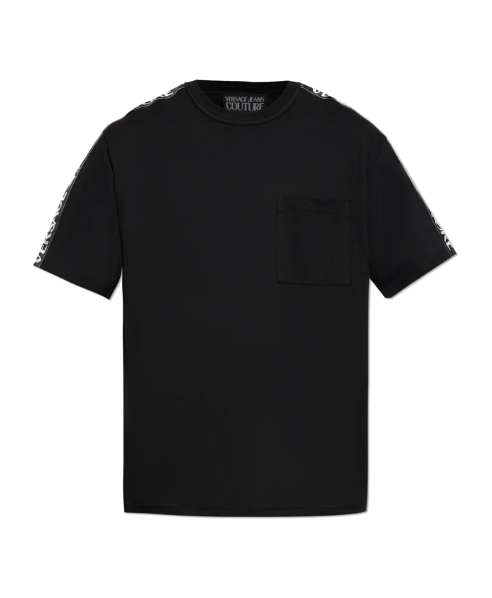 

Футболка с карманом Versace Jeans Couture, черный