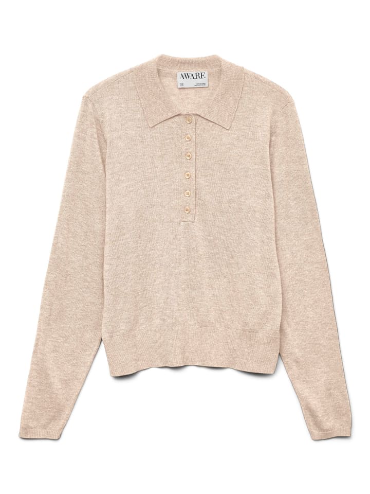 

Vero Moda Поло в натуральном меланже