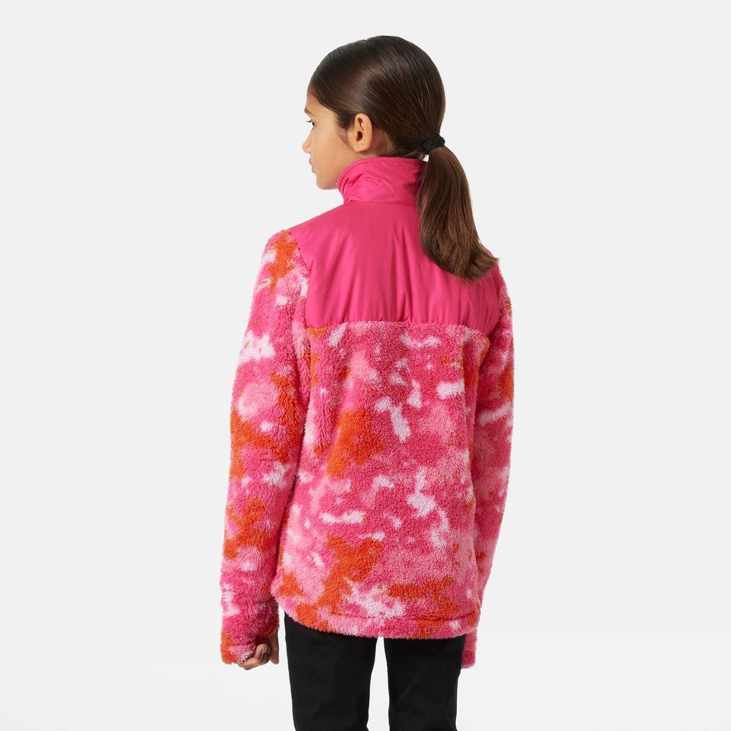 Helly Hansen Kids Champ 1/2 Zip Midlayer Sweater Jacket, 097 Bubblegum Pink Aop, размер 2, 181 Dragon Fruit Splash Camo A — фото 4