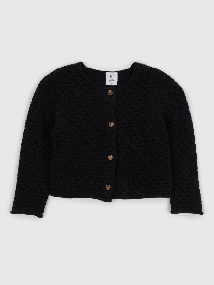 

Кардиган крючком Gap, черный