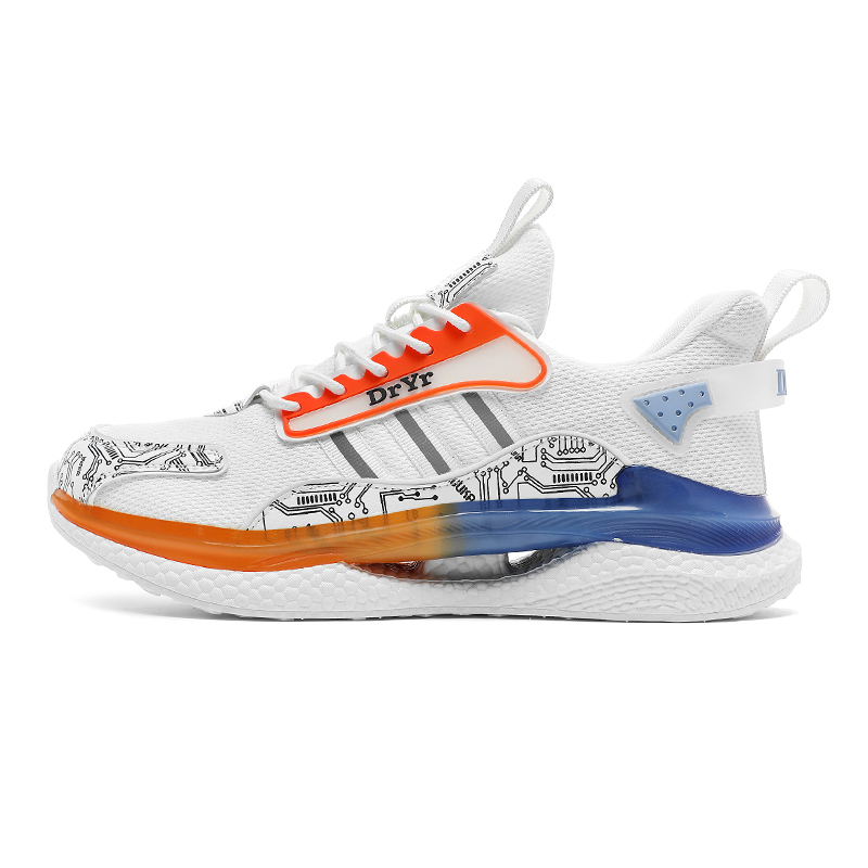 

Boogie Bear Амортизирующие нескользящие износостойкие поддерживающие сбалансированные низкие кеды мужские белые, цвет White