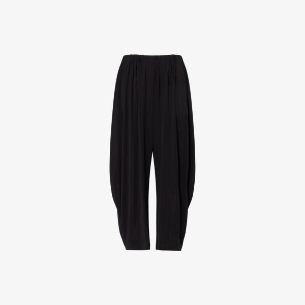 

Брюки укороченные Issey Miyake с драпировкой, черный