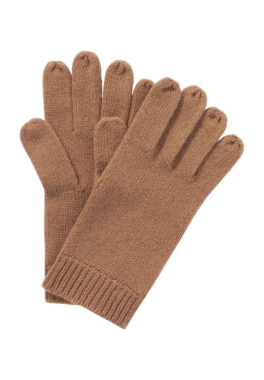 

Перчатки из натуральной шерсти, кашемира, женские Adagio, цвет Camel