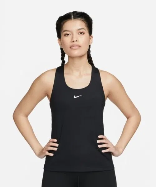 Спортивный бра Nike DF Suish Tank черный — фото 3