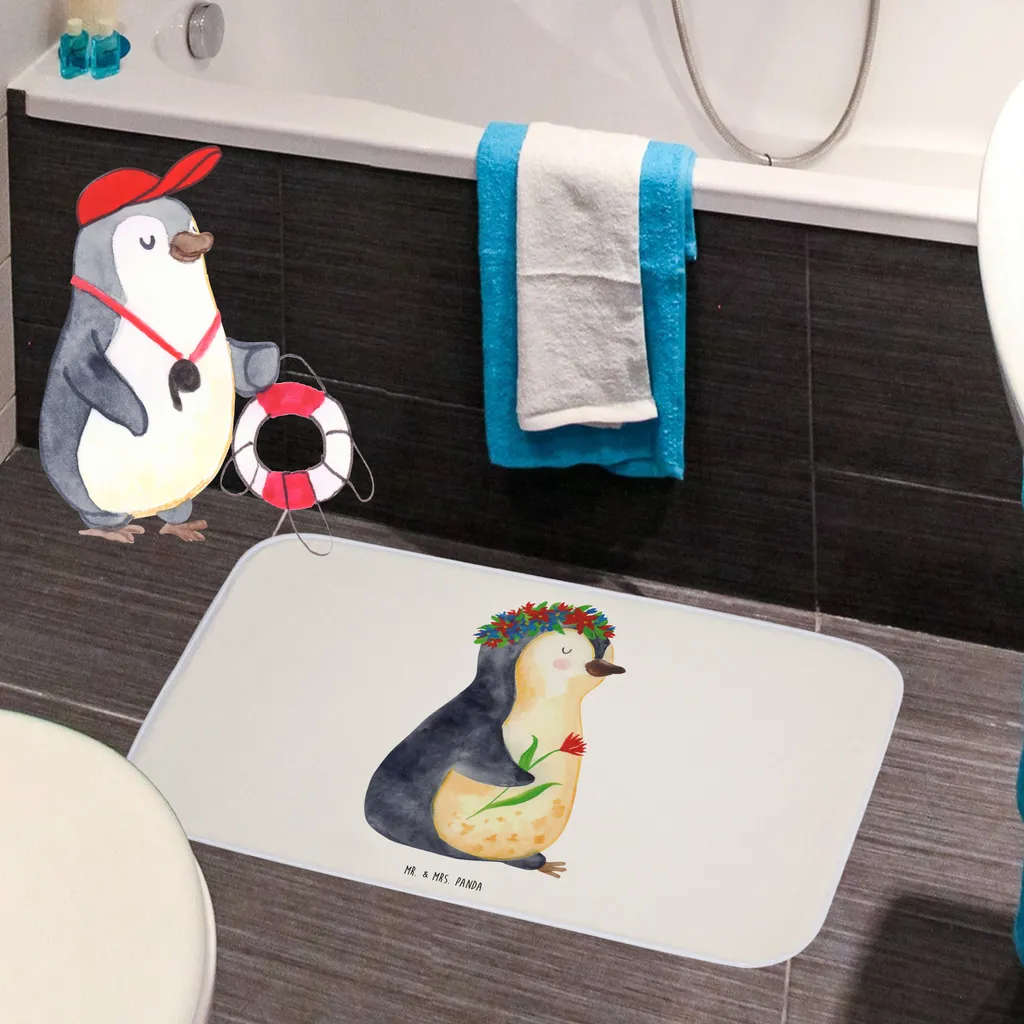 

Коврик для ванной Mr. & Mrs. Panda, белый