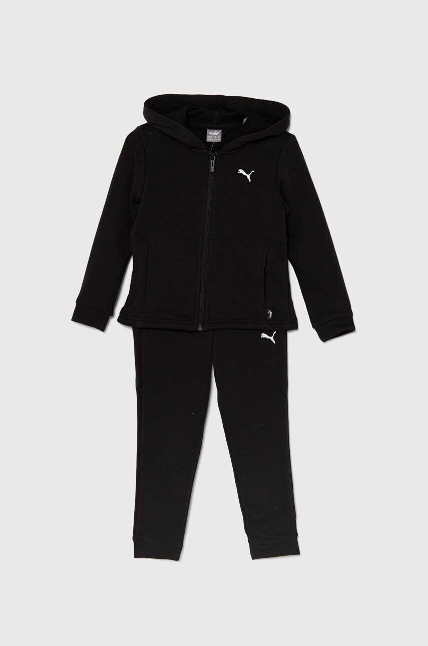 

Детский спортивный костюм Puma Hooded Sweat Suit TR cl G, черный