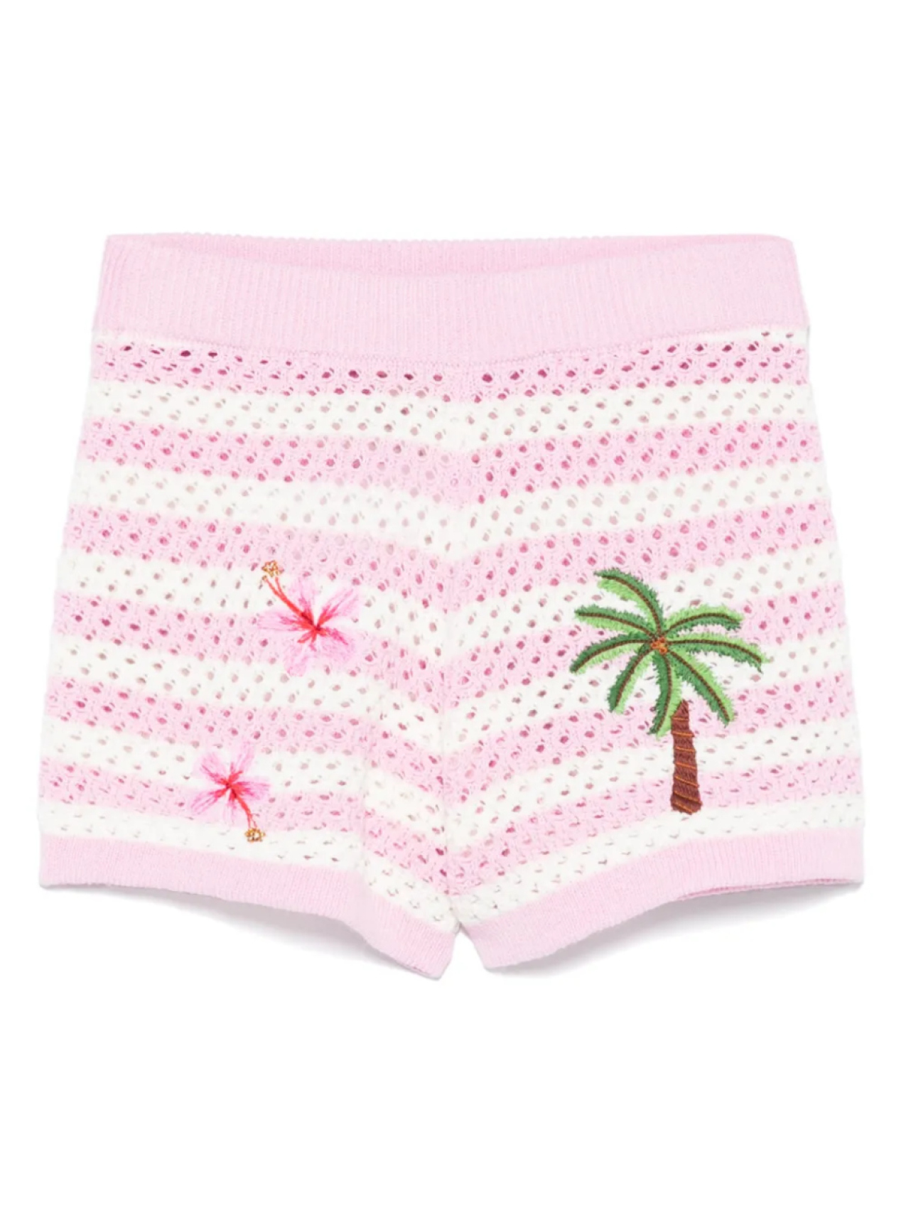 

Вышитые шорты MC2 Saint Barth Kids, розовый