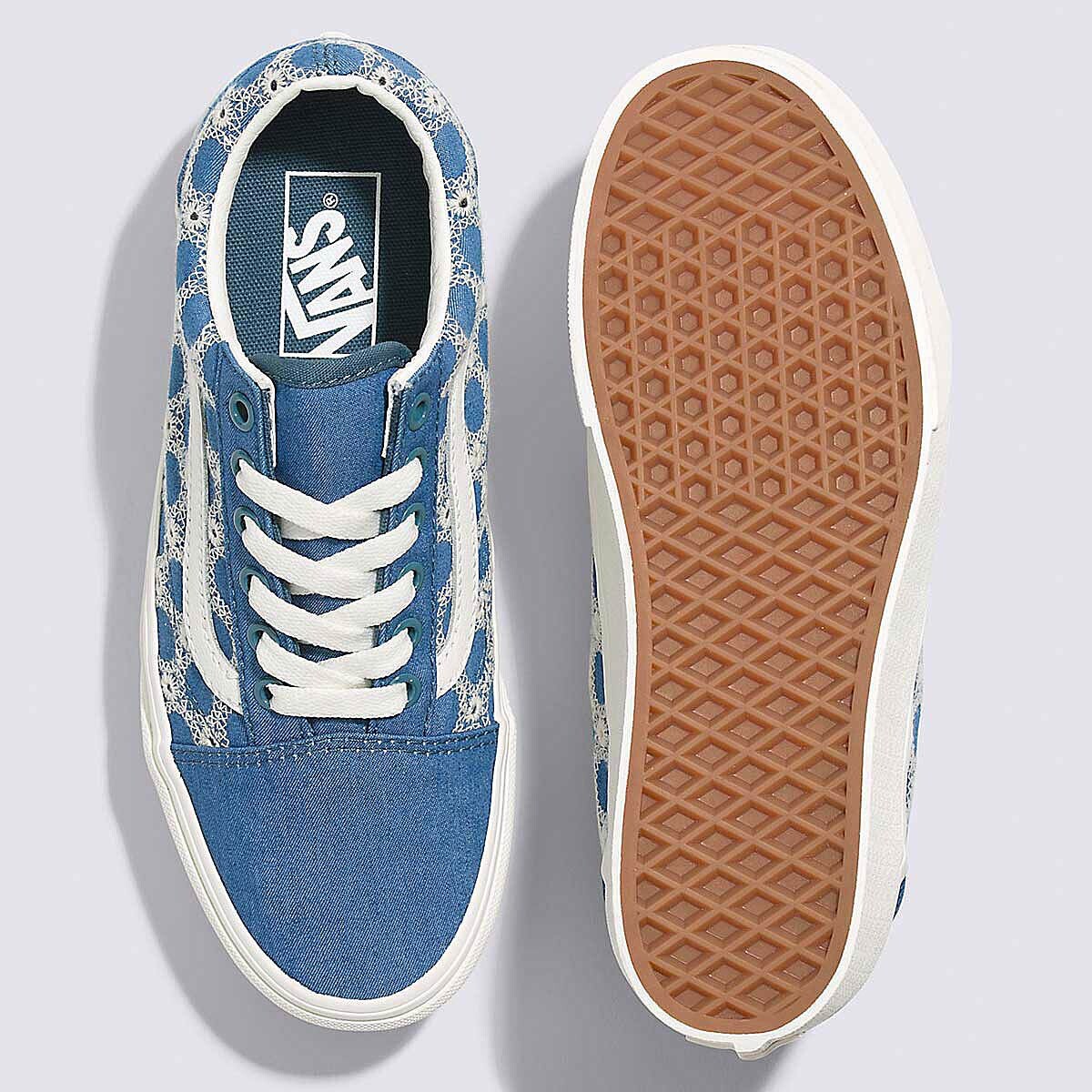Кроссовки OLD SKOOL Vans, цвет Grün/Reinweiß — фото 4