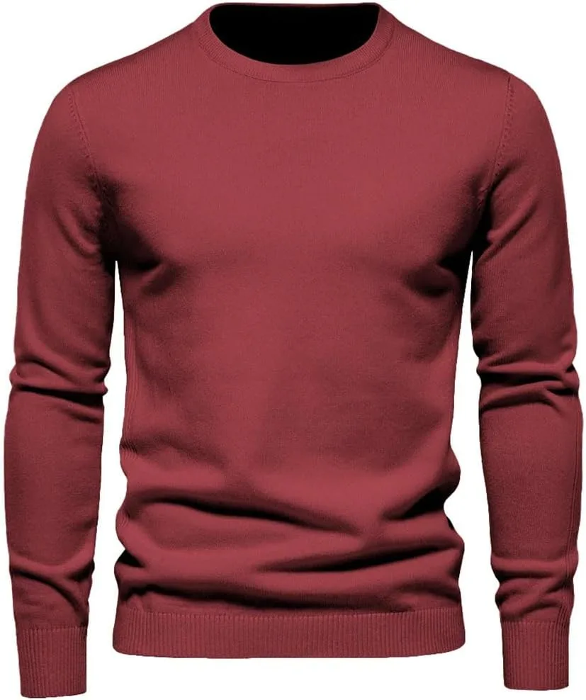 

Мужской вязаный свитер с V-образным вырезом