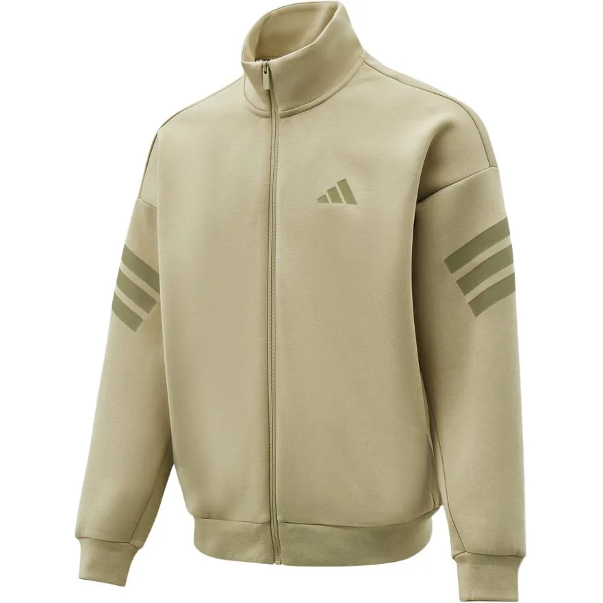 Adidas Куртка мужская Earth Yellow с отложным воротником