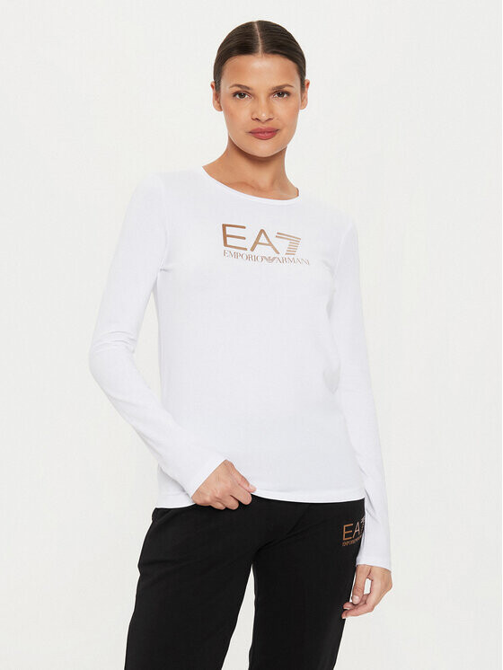 

Узкая блузка Ea7 Emporio Armani, белый