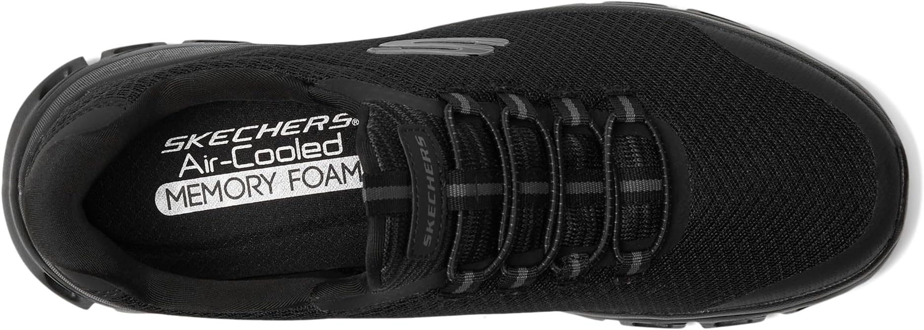 Кроссовки SKECHERS Glide-Step Sylo, Black/Black — фото 2