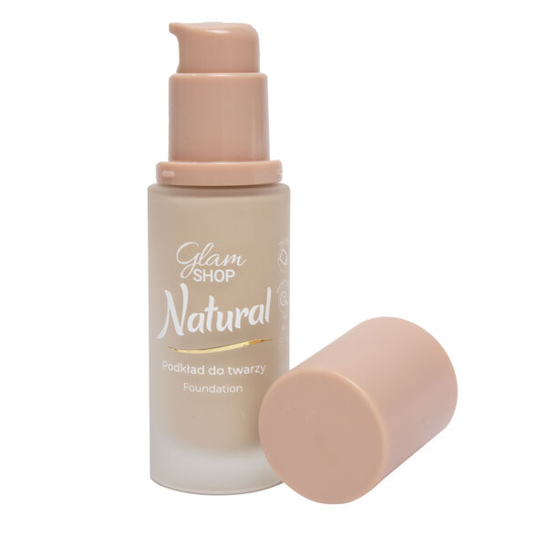 Тональный крем для лица 1 бисквит, 25 мл Glam Shop Natural, цвет 1 biszkoptowy — фото 3