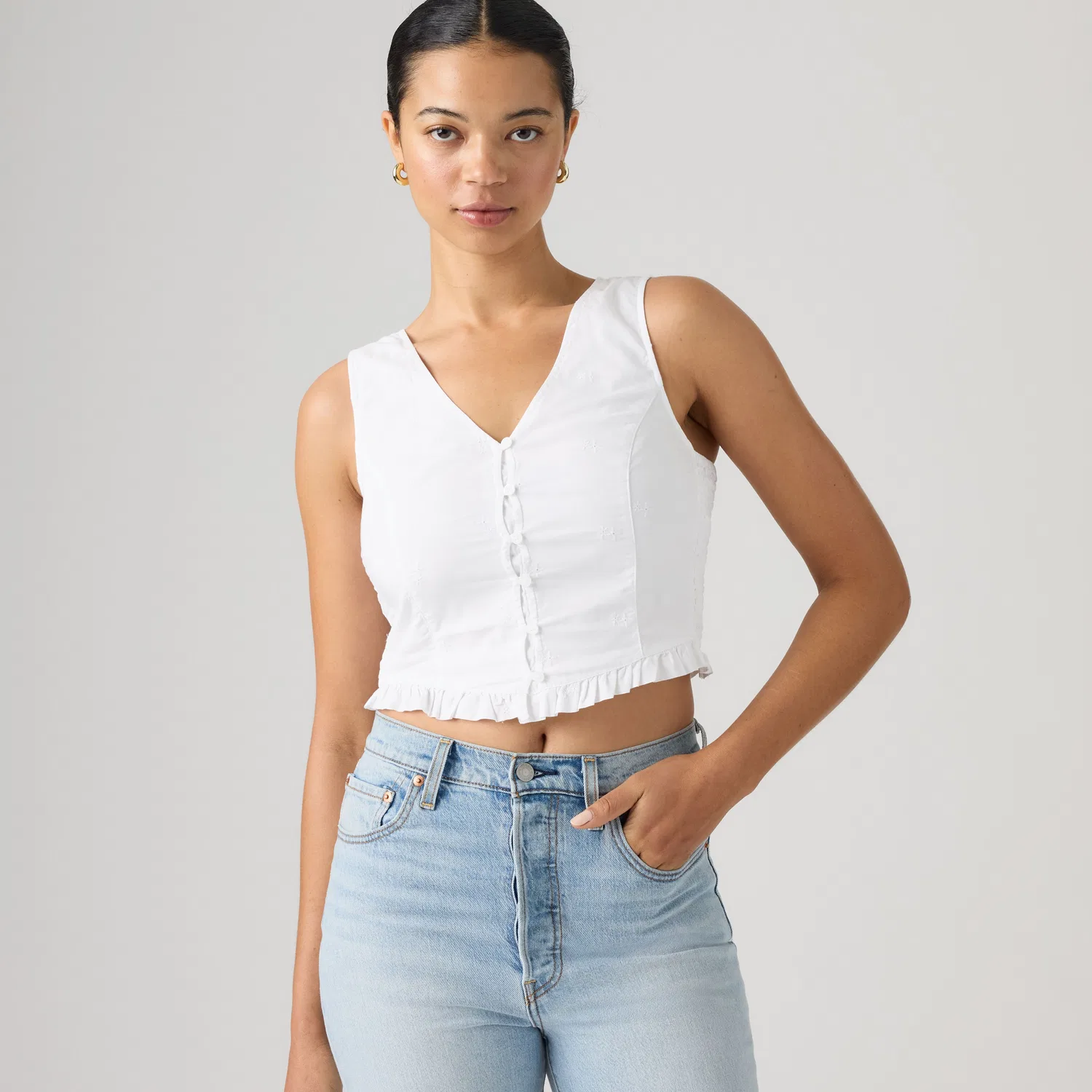 Блузка Тиган Levi's, White