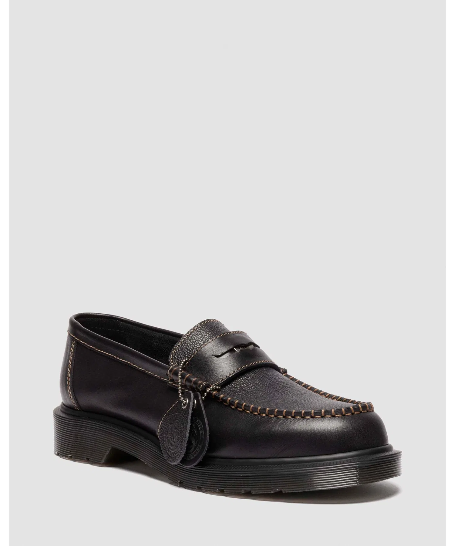 Унисекс лоферы Dr. Martens MIE PENTON из натуральной кожи чёрные