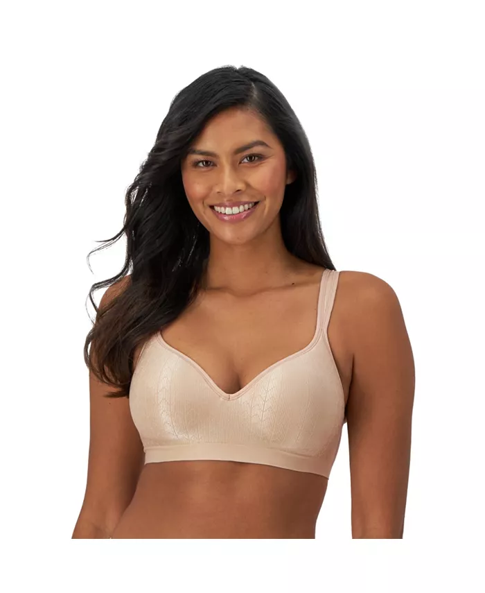 

Бюстгальтер бесшовный утягивающий Comfort Revolution Wireless Smoothing Bra 3463 Bali, коричневый/бежевый