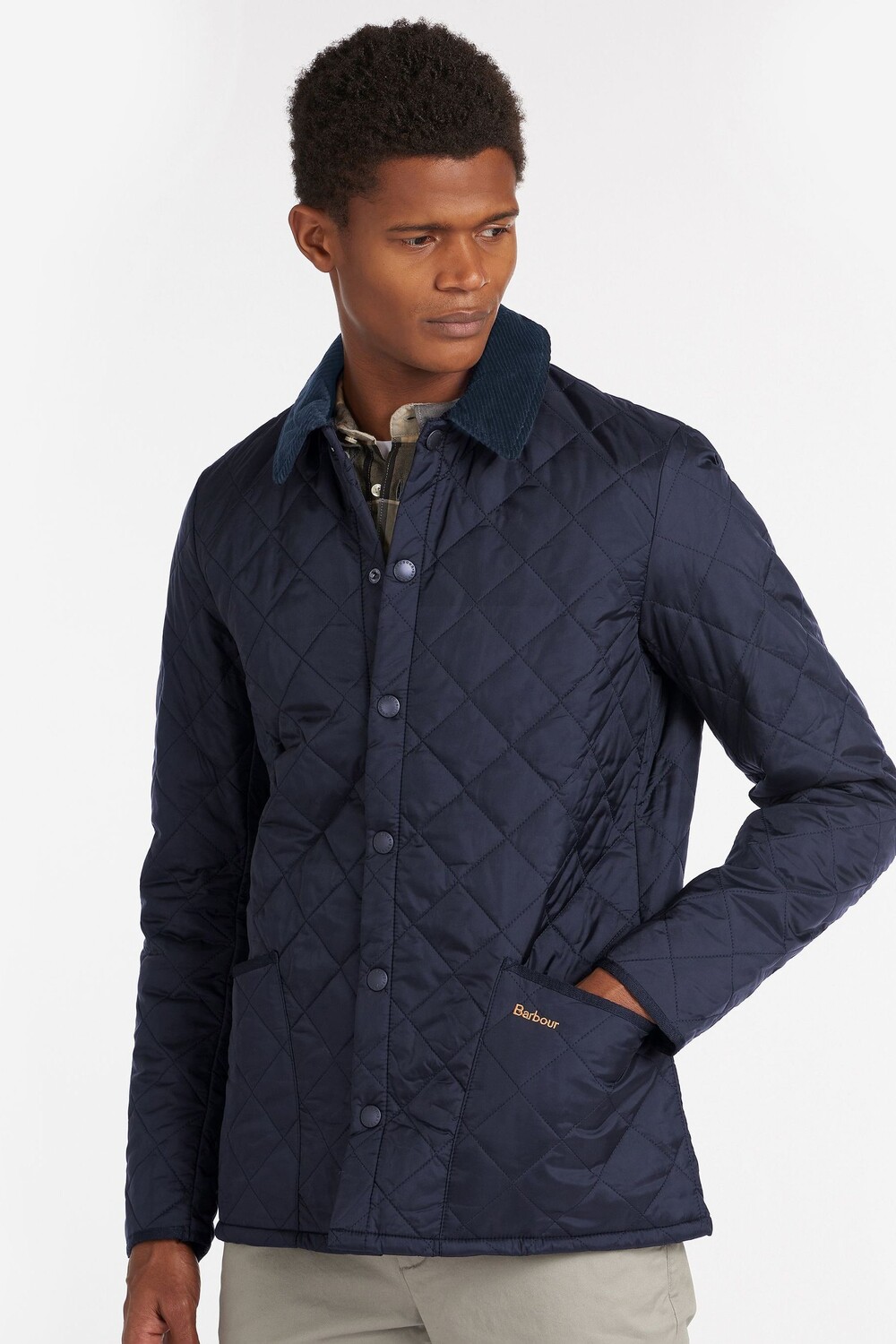 

Куртка стеганая Heritage liddesdale slim fit Barbour, синий