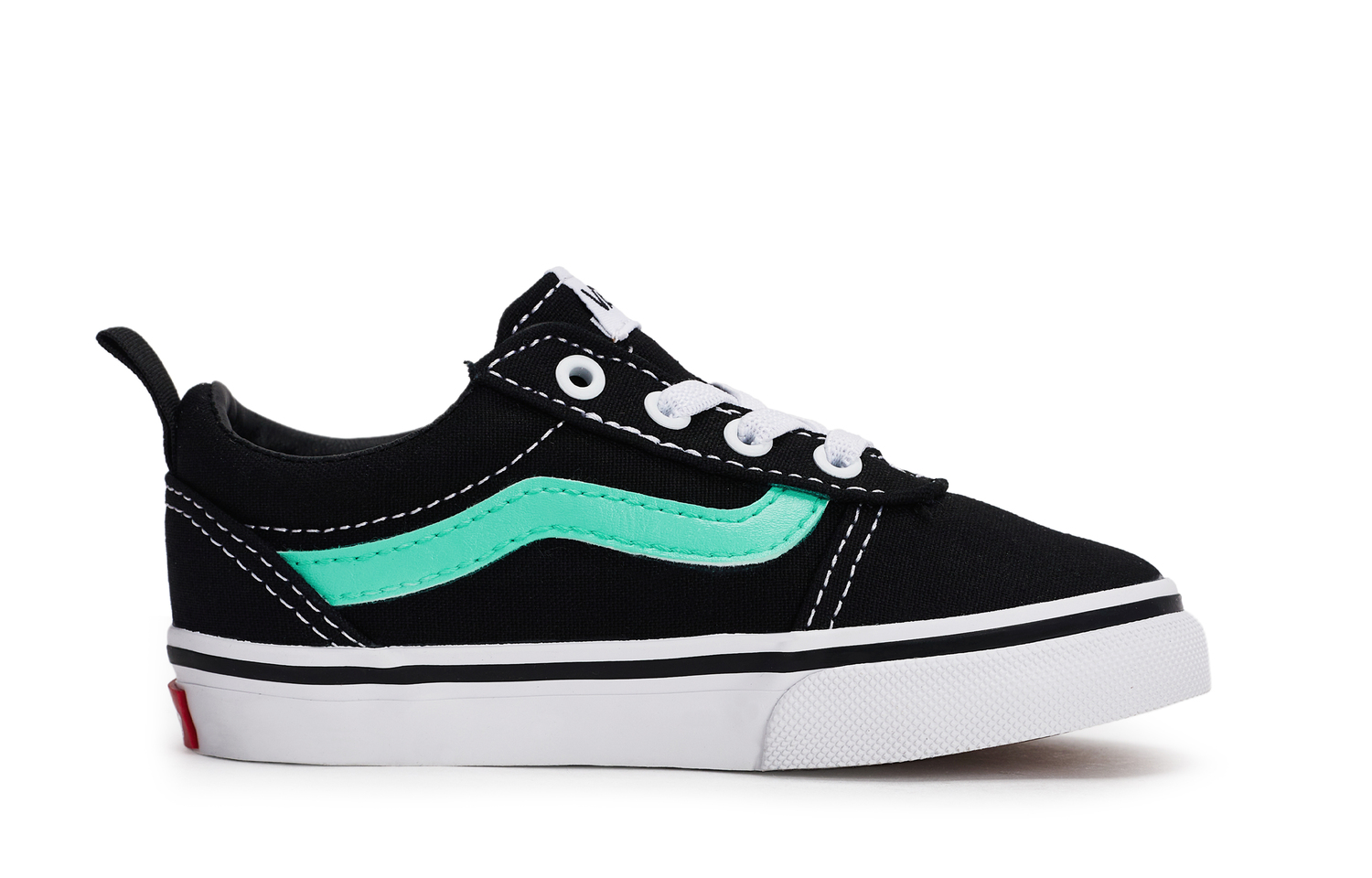 Vans Слипоны Ward Anti Slip Wear Resistant для малышей черно-белые Tiffany для младенцев и малышей — фото 3