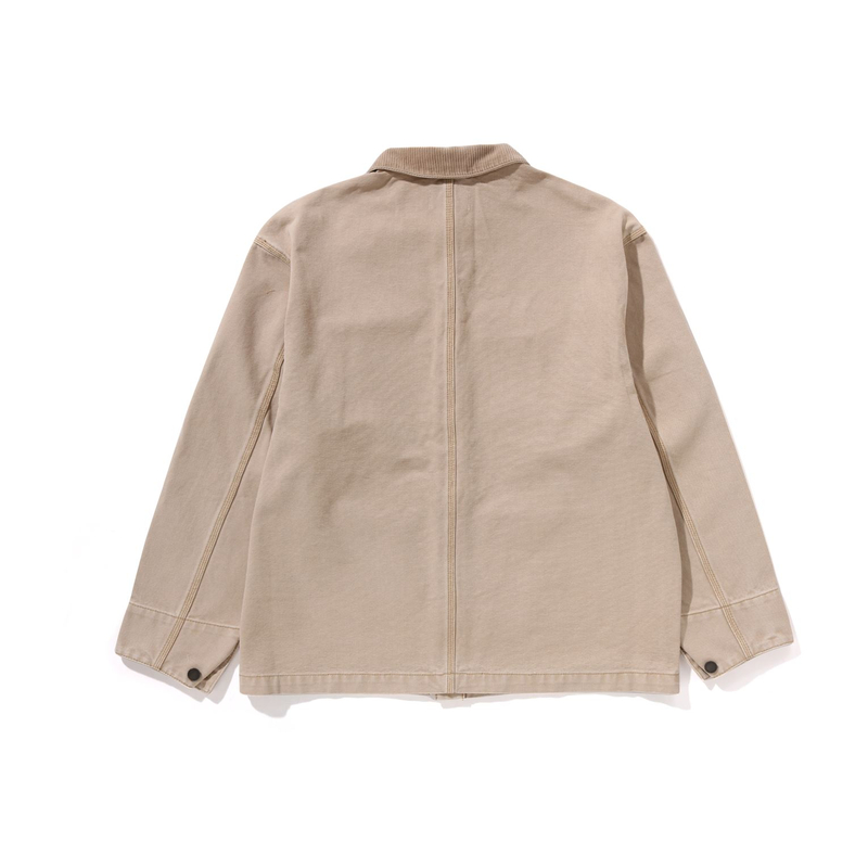 A BATHING APE Куртка Bape Line Camo Jacquard с нашивками и красителем, Black BKX — фото 4