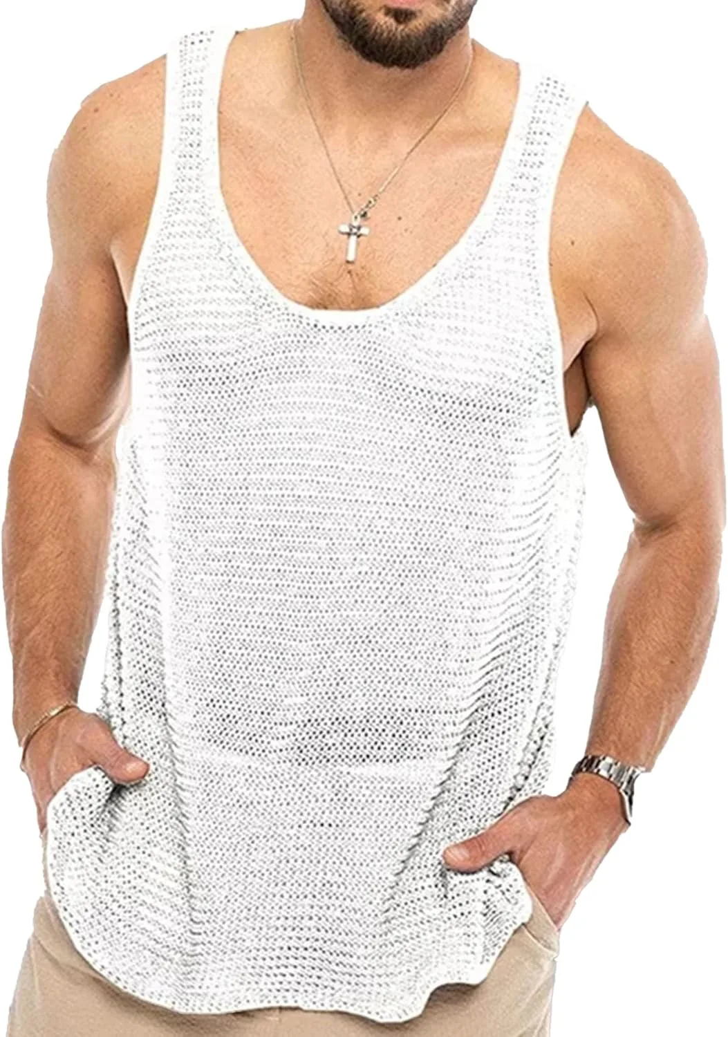 

Мужской майка-безрукавка Maiyifu-GJ для тренировок