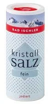 Кристаллическая соль Bad Ischler, мелкая, йодированная, 8 шт. по 200 г Bad Ischler