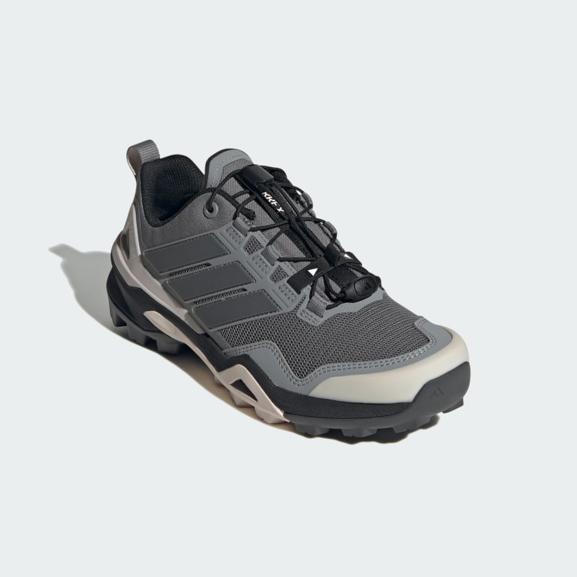 Женские кроссовки для походов Adidas Terrex Skychaser, серый/лиловый — фото 4