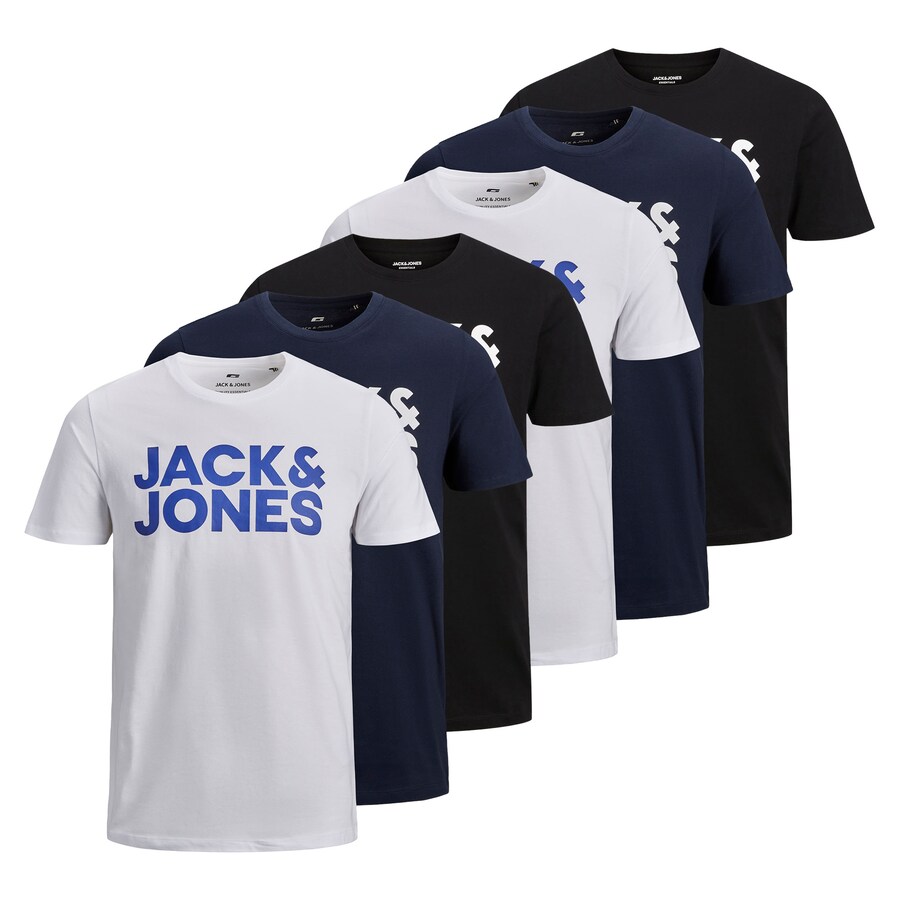 

Рубашка JACK & JONES, цвет Blue/Black/White