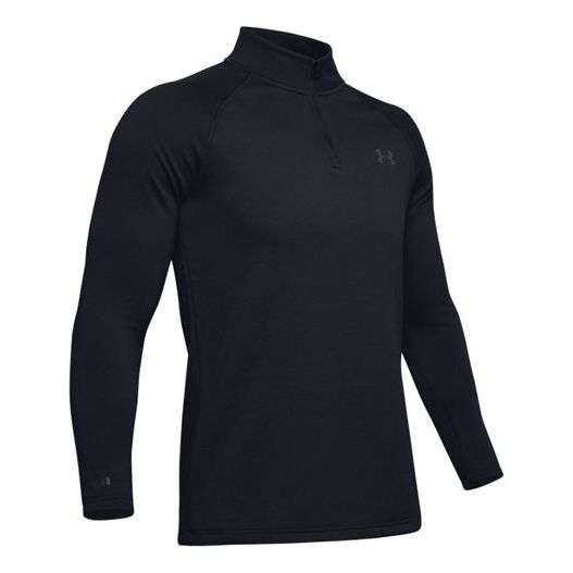 

Спортивный топ Under Armour Base 4.0 1/4 Zip Top 'Black' 1343242-001, черный