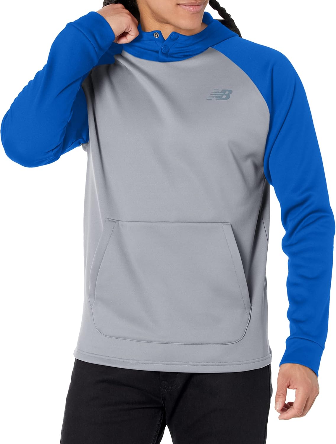 

Мужская бейсбольная толстовка с капюшоном New Balance, Team Royal