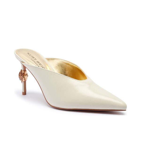 Сандалии-мюли кожаные Kurt Geiger Eagle, экрю