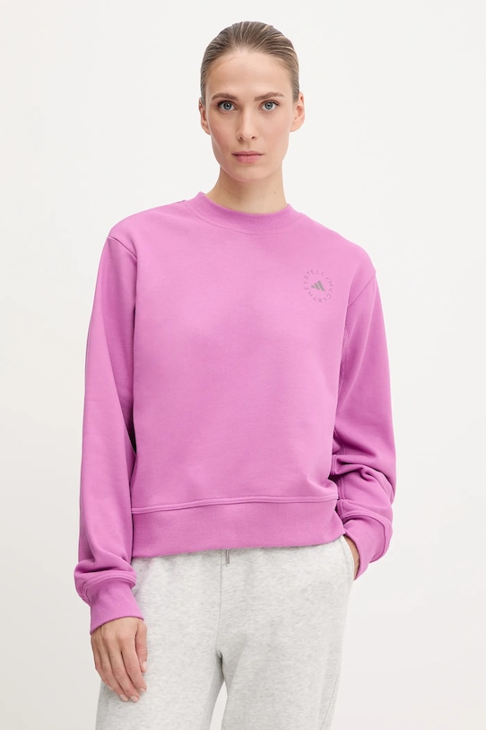 

Хлопковая блузка Adidas By Stella Mccartney, розовый