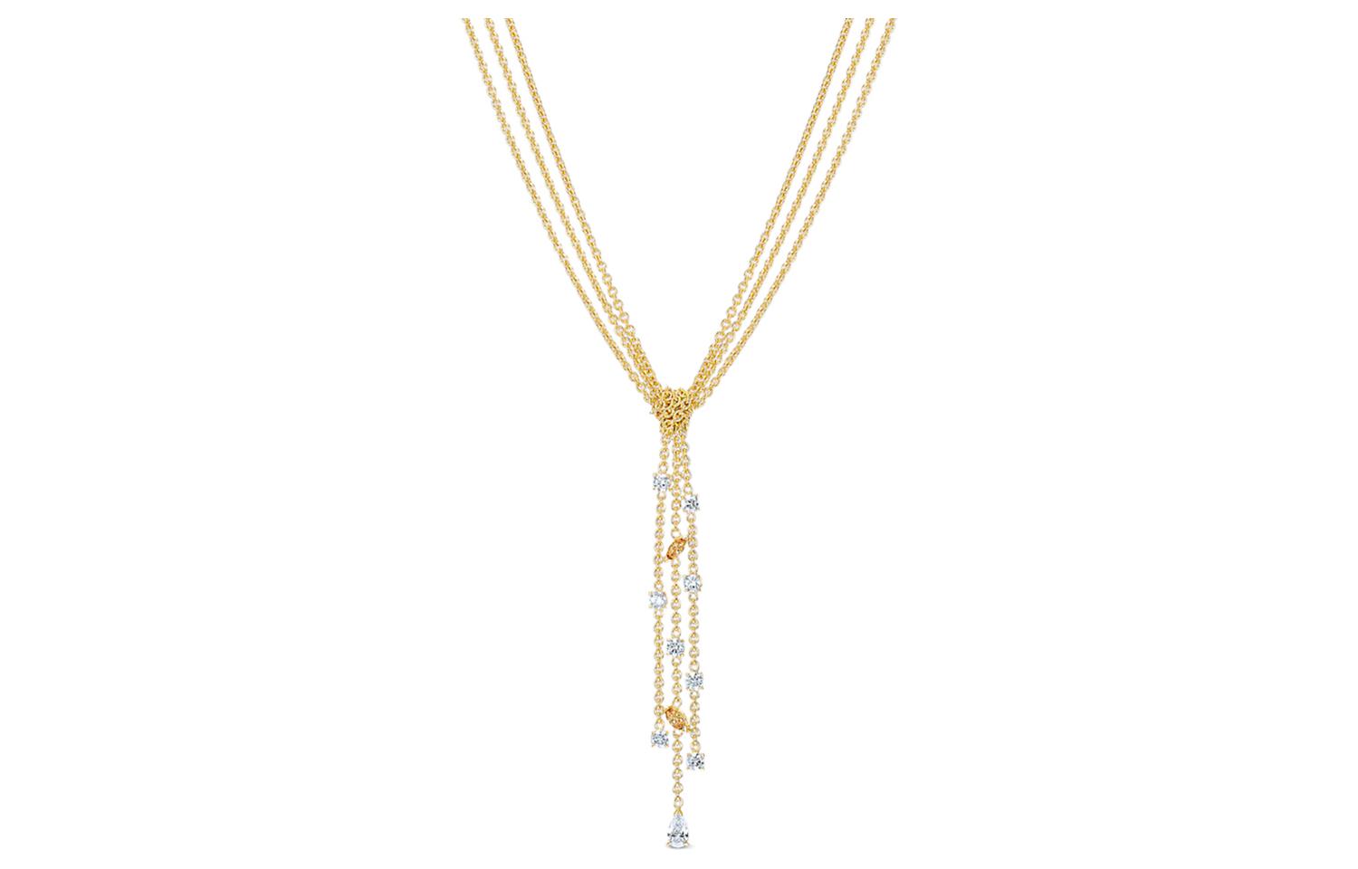 

Swarovski Ботаническое ожерелье женское желтое