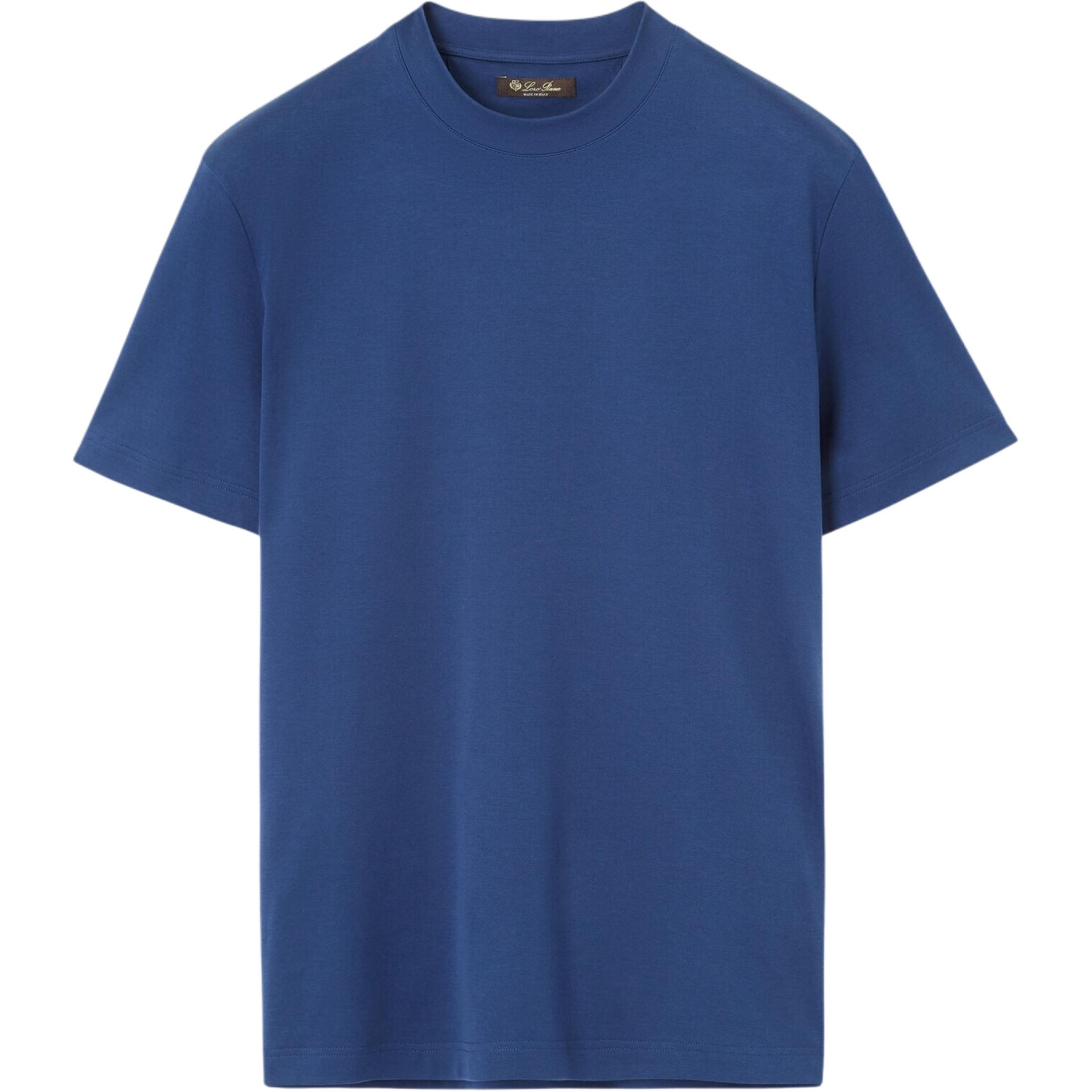 

Loro Piana Футболка мужская синяя, Синий, Loro Piana Футболка мужская синяя