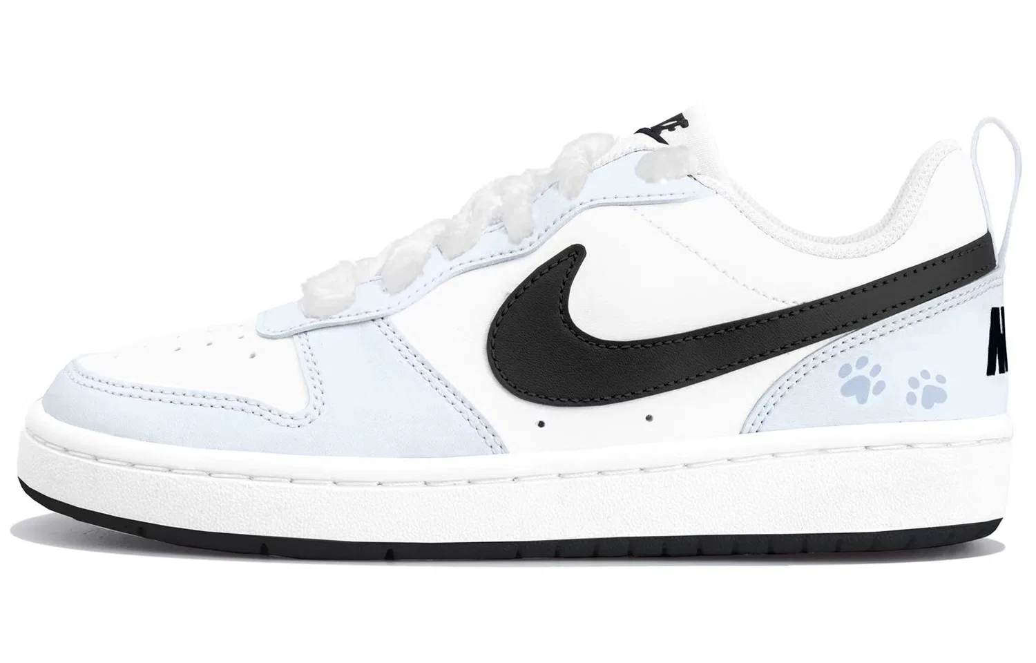 Кроссовки для скейтбординга Nike Court Borough Light Blue Paw Print