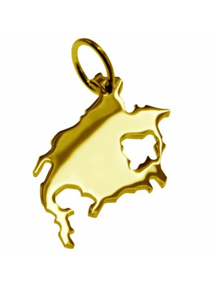 

Schmuckador Кулон в виде карты Северной Америки из цельного желтого золота 333 пробы