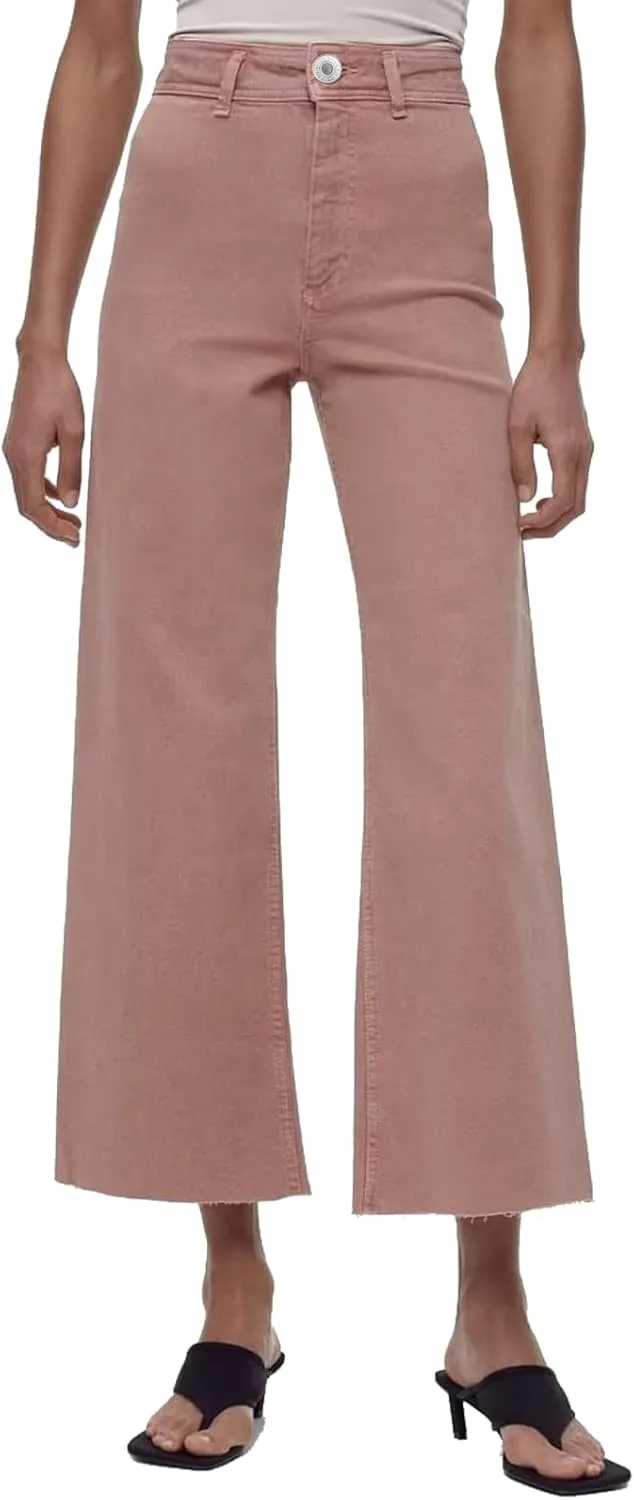 

Женские джинсы Wide Leg High Waisted Stretchy Supgoreou